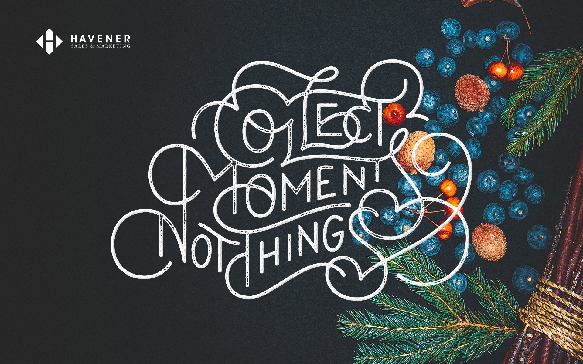 December’s Desktop Wallpaper + Why Moments > Things